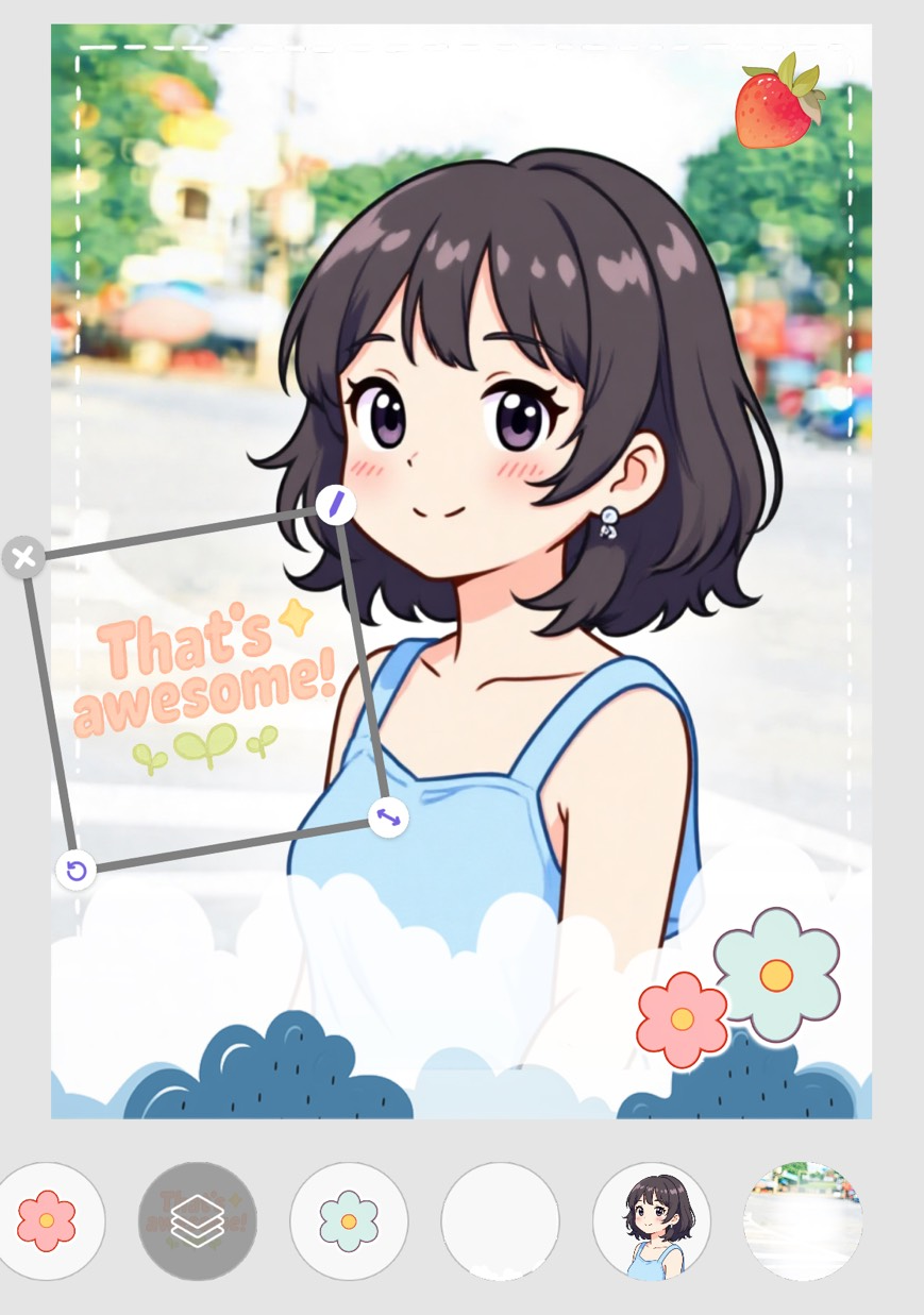 添加裝飾元素示意圖